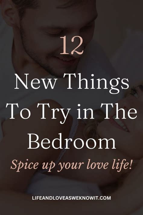 new things to try in bed